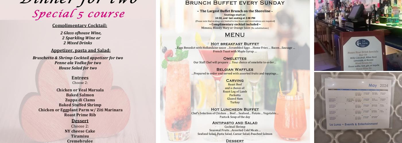 La Luna Ristorante Menu