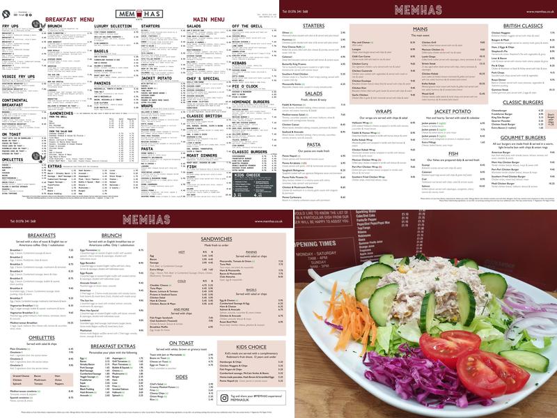 Mem Has Cafe Menu