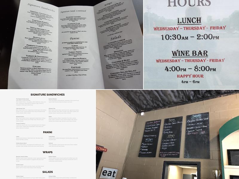 McKinely's Sandwich Shop Menu