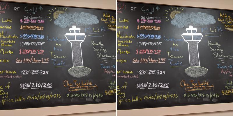 Tower Cafe Menu
