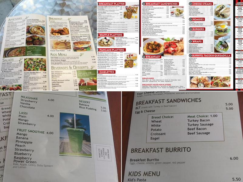 Tribe Café & Grill Menu