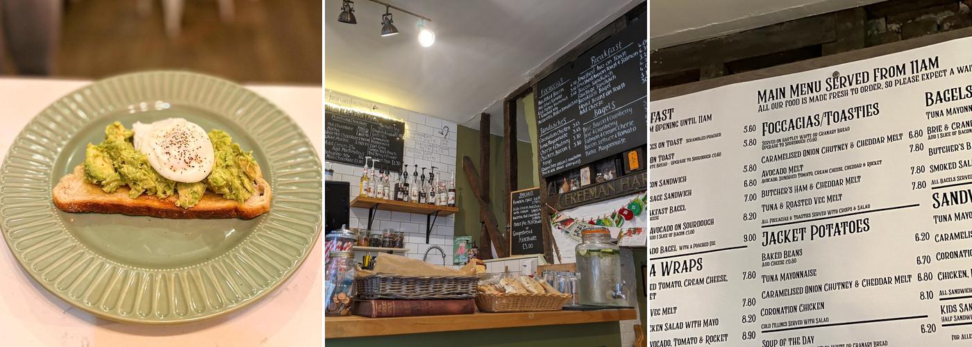 Arthur’s, Cranbrook Menu