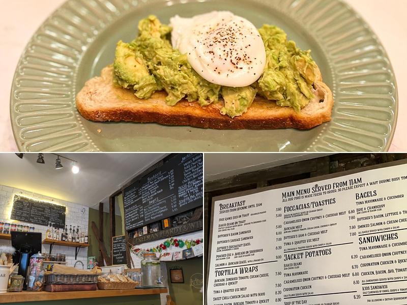 Arthur’s, Cranbrook Menu