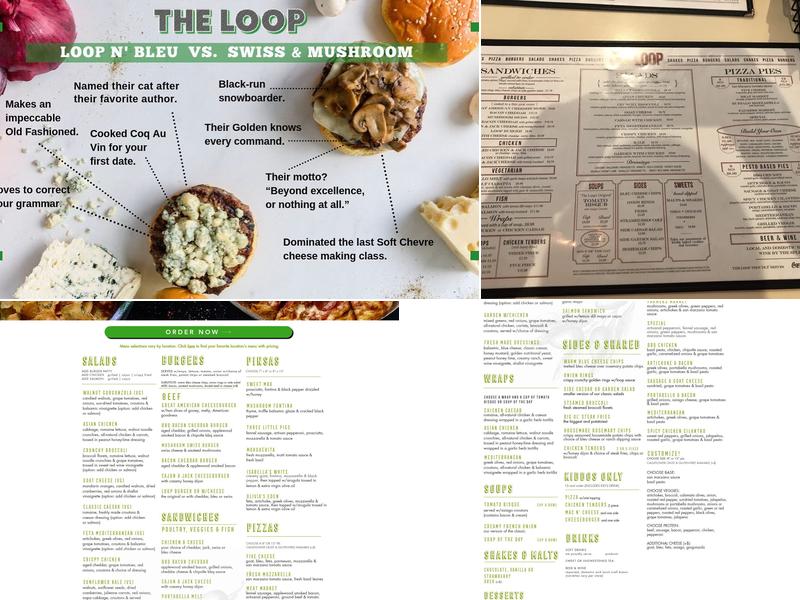 The Loop Restaurant Menu
