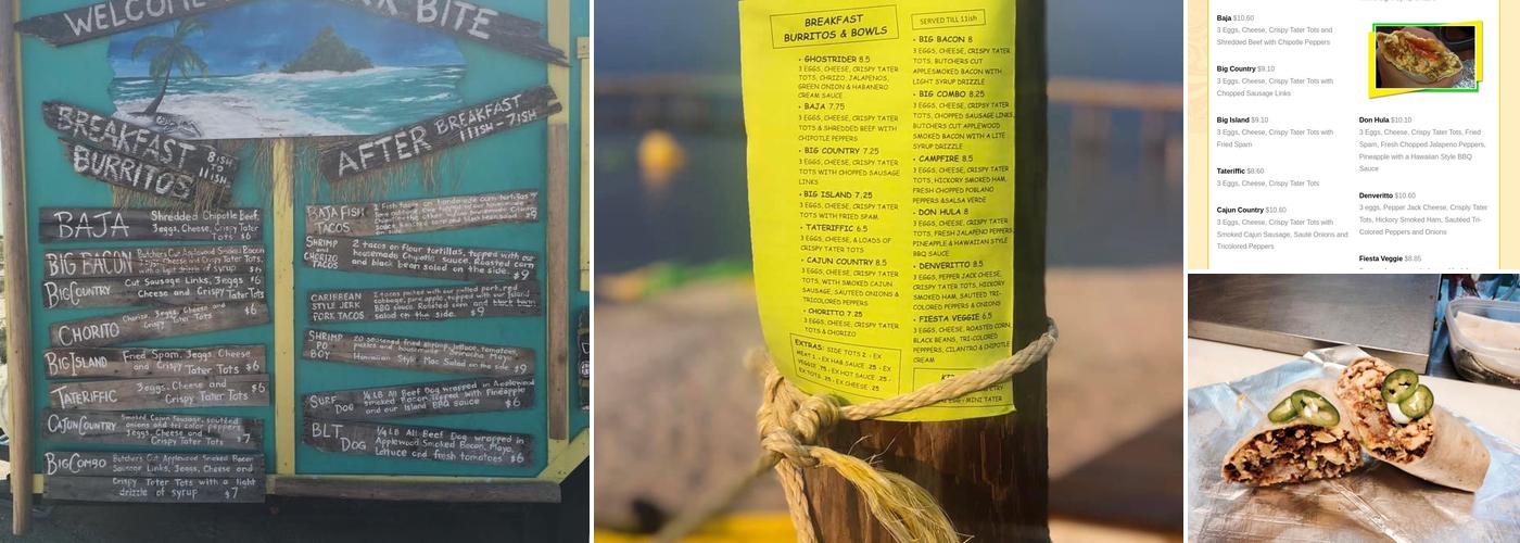 Sharkbite Navarre Menu