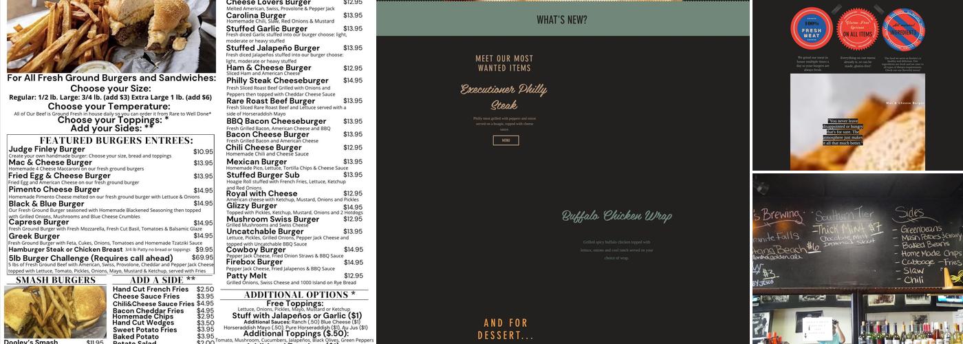 Dooley's Tavern and Grill Menu