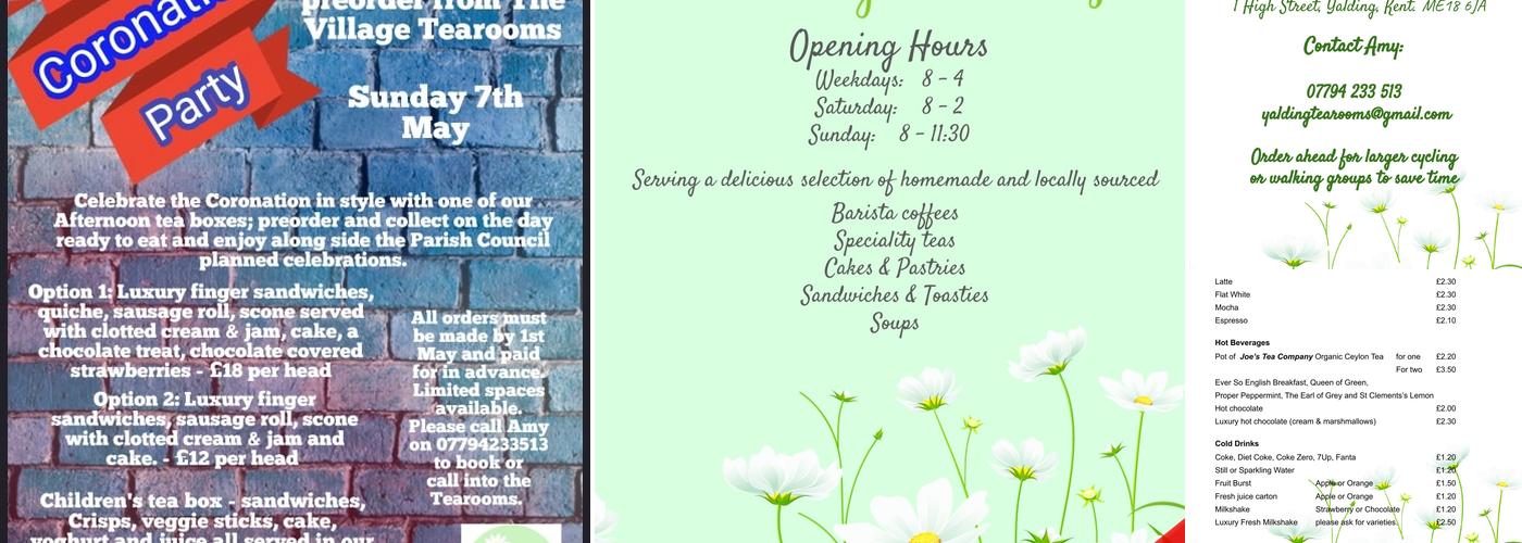 The Village Tearooms Menu