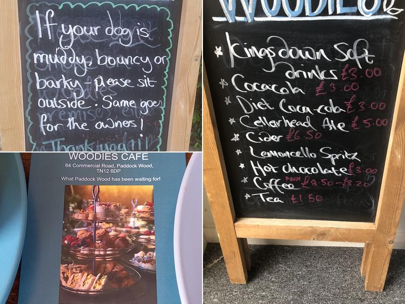 WOODIES CAFE Menu
