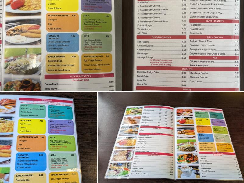 Dolly's Cafe Menu