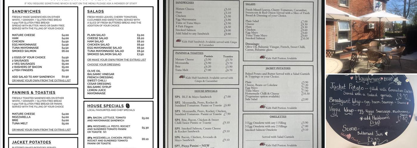 Pete's Place - Cafe & Coffee Shop Menu
