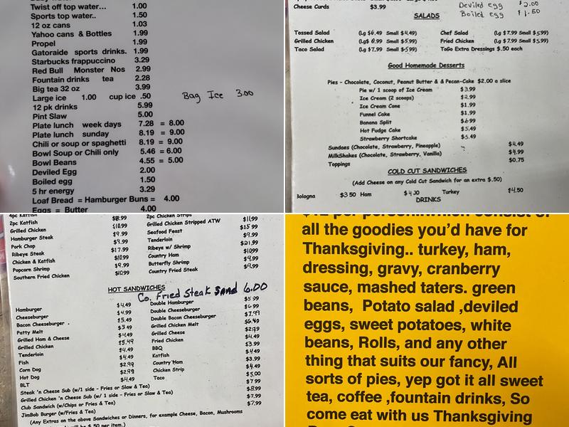 Kat's Diner & Market Menu