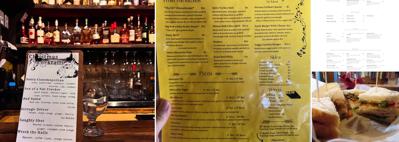 Shenanigans Menu