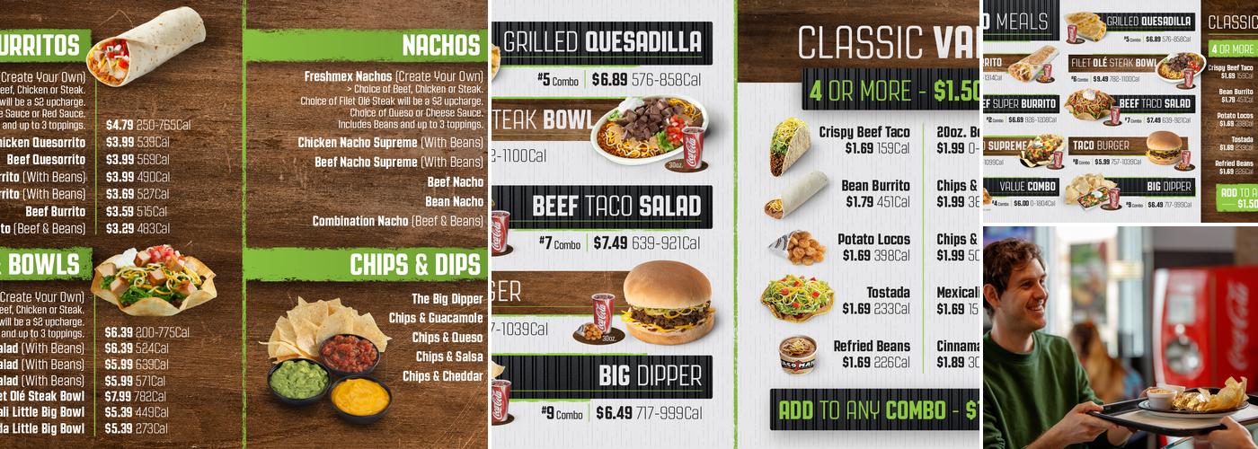Taco Mayo Menu