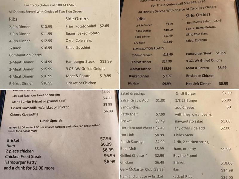 Blue River Bells LLC Menu