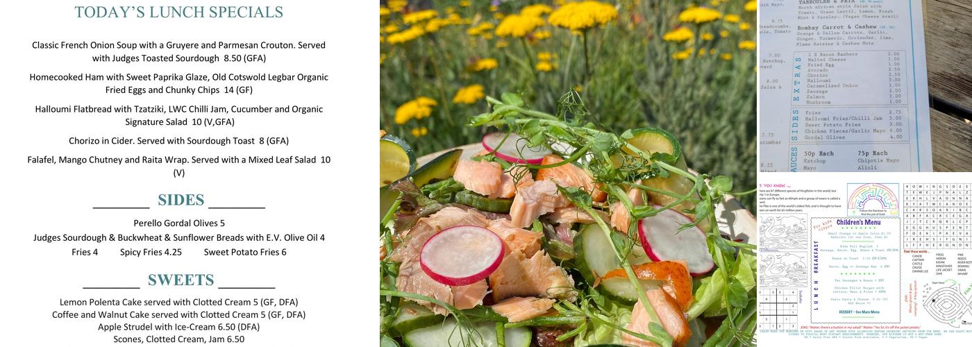 Lime Wharf Cafe Menu