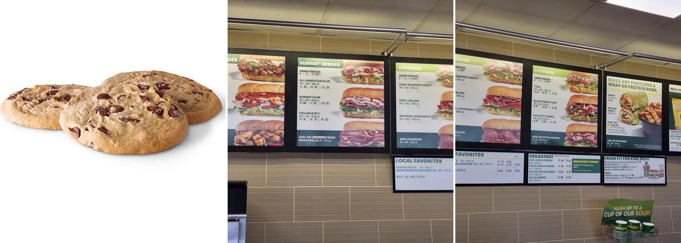 Subway Menu