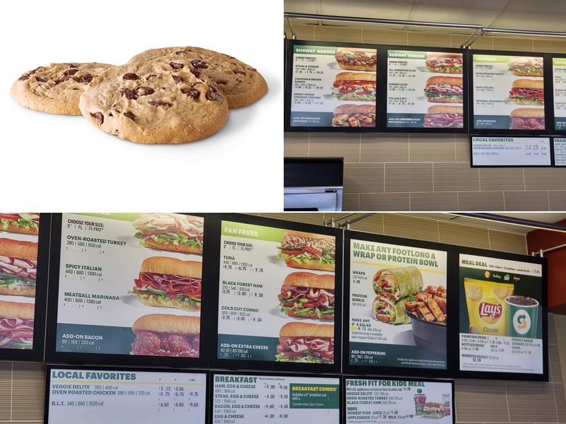 Subway Menu