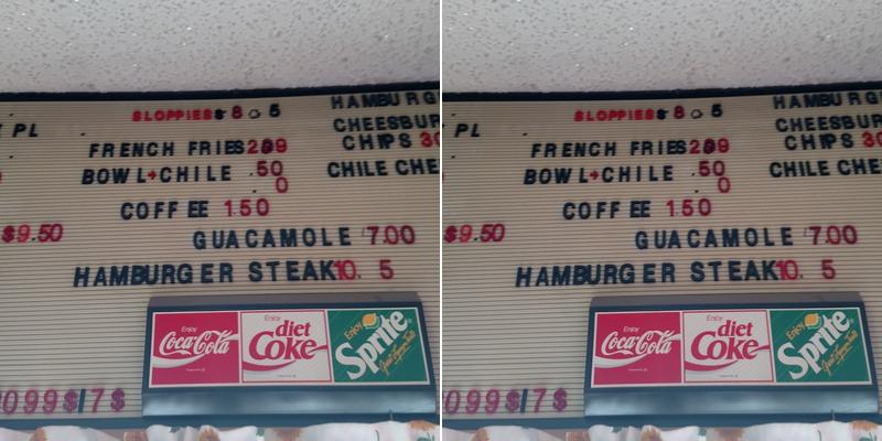 Lala's Cafe Menu