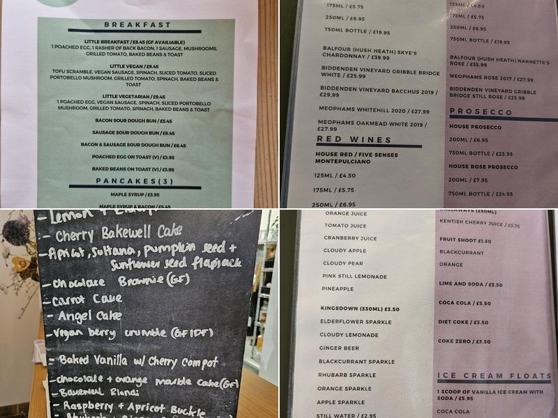 Frankies Farmshop Menu