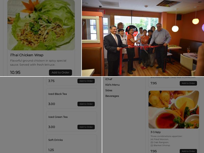 iThai Restaurant Menu