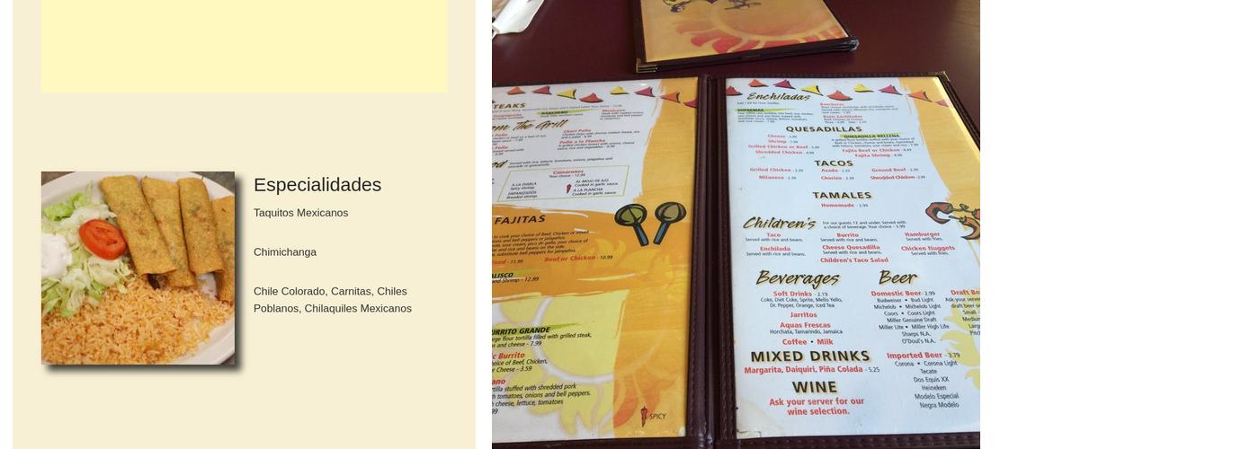 El Tapatio on Jefferson Menu