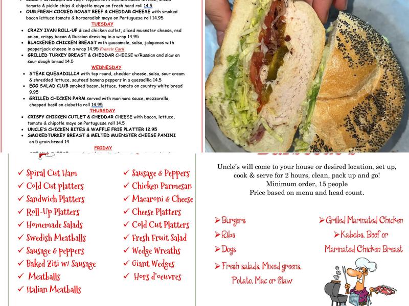 Uncle's Deli Menu