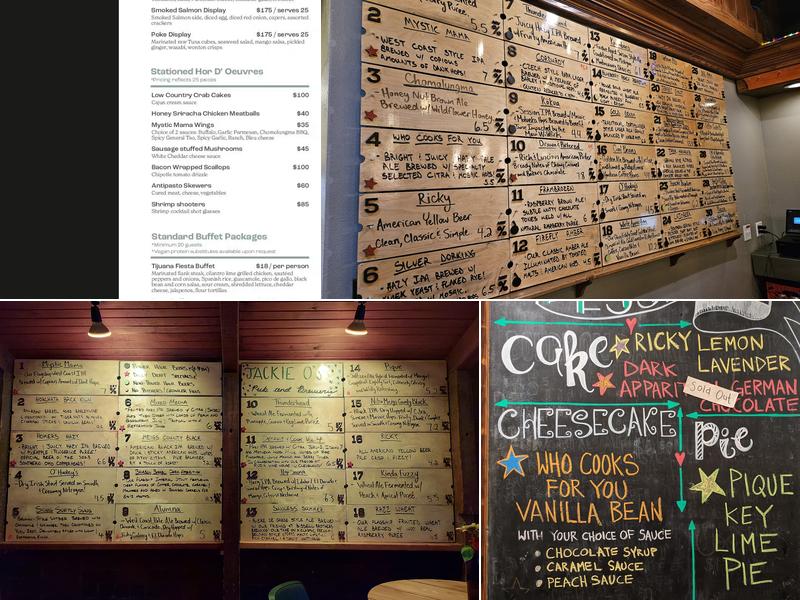 Jackie O's Public House Restaurant Menu