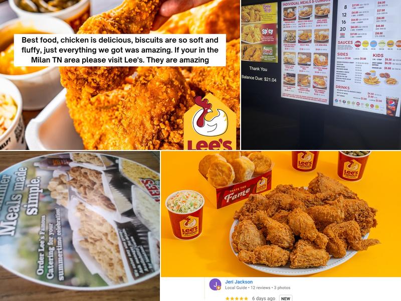 Lee's Famous Recipe Chicken Menu