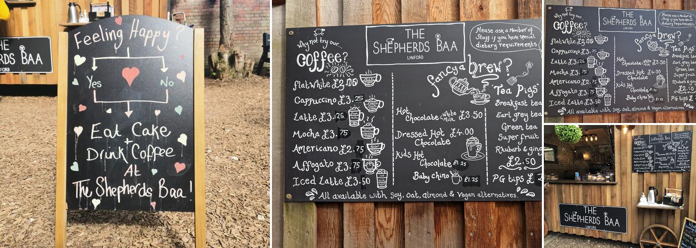 The Shepherds Baa Menu