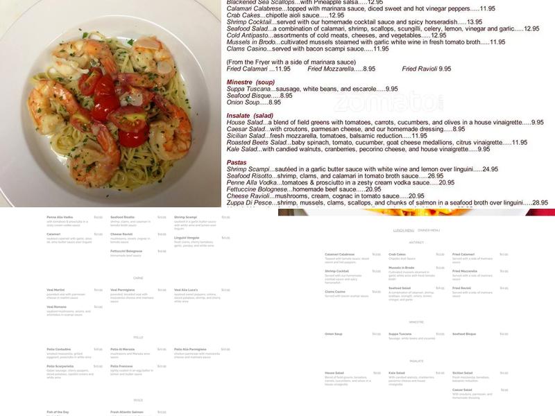 Primavera Menu