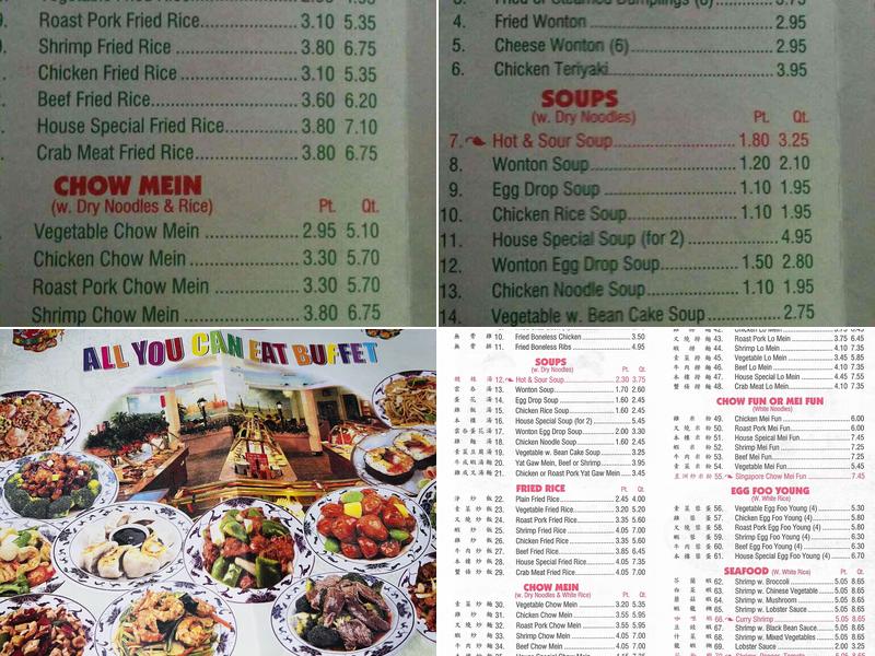 Yummy Delight Buffet Menu