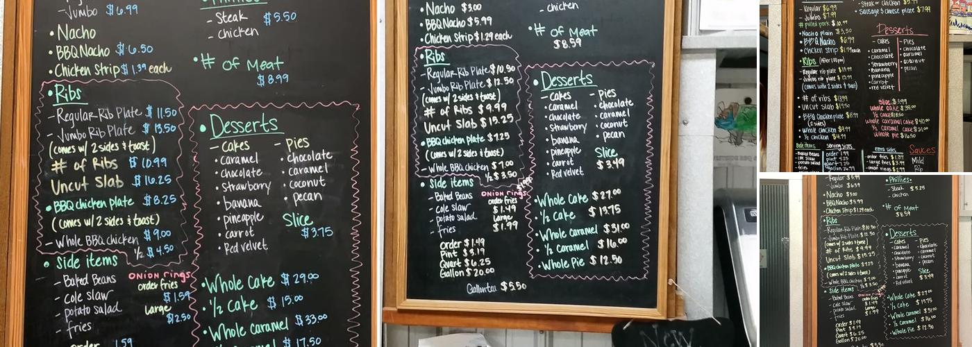 Westside Bar-B-Que Menu