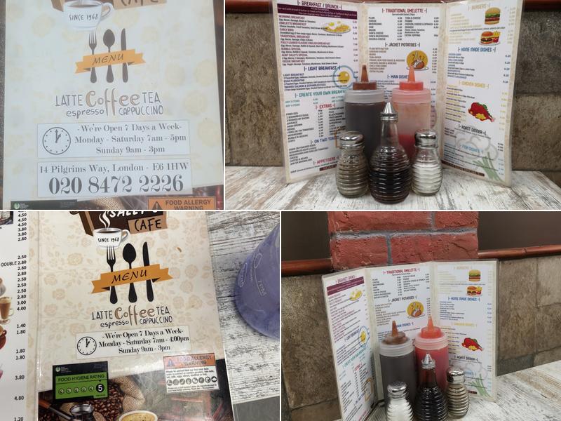 Aunt Sallys Cafe Menu