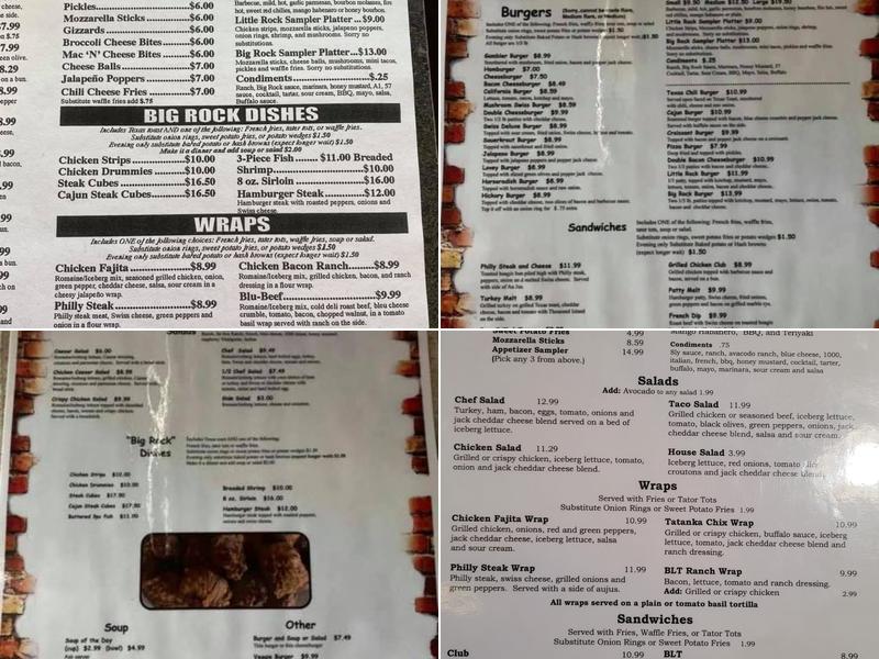 Sly's Steakhouse R2, Bar and Casino Menu