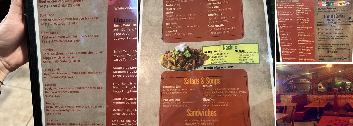 La Fogata Menu