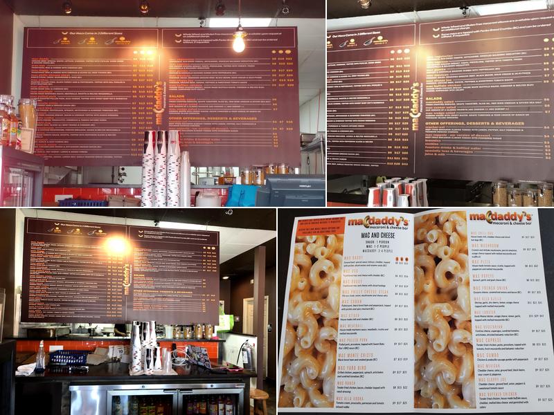 Macdaddy's Menu