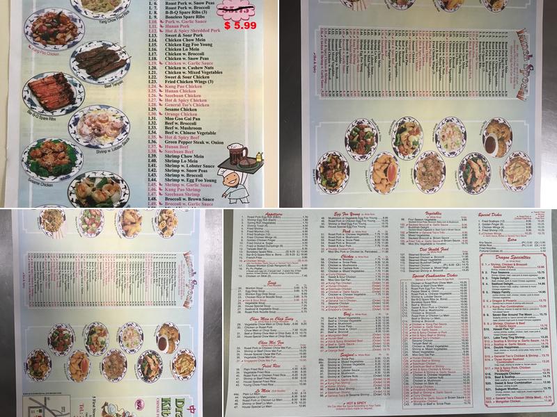 Dragon Kitchen Menu