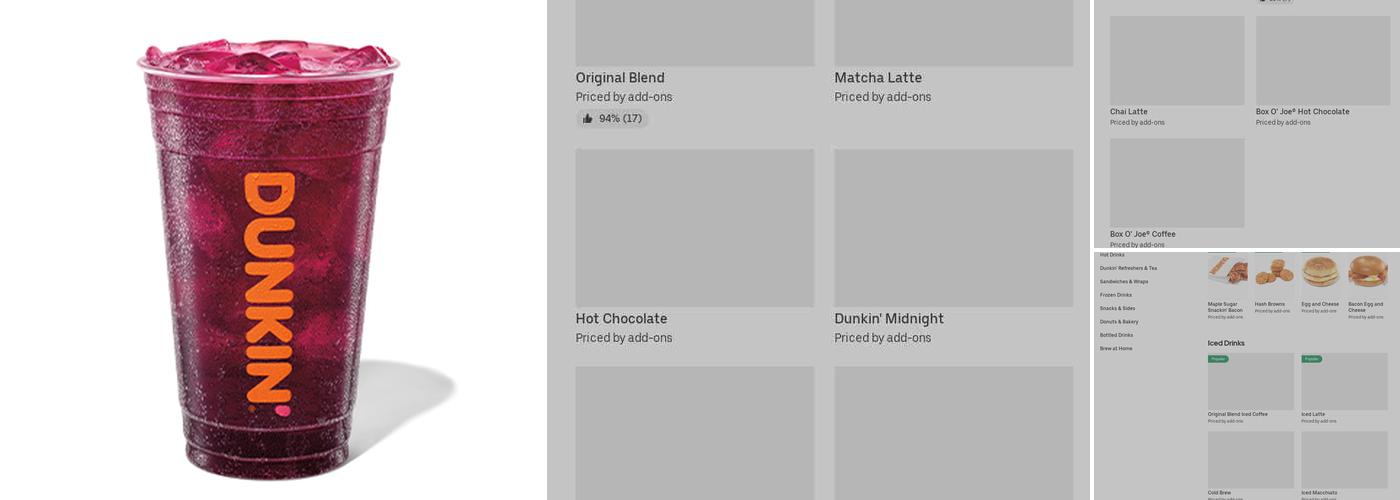 Dunkin' Menu