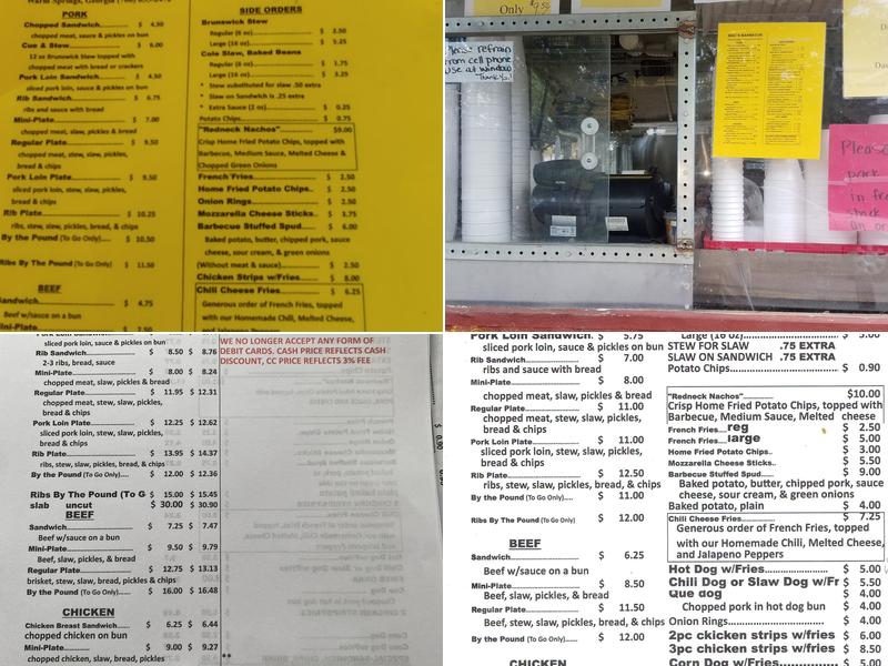 Mac's Bbq Menu