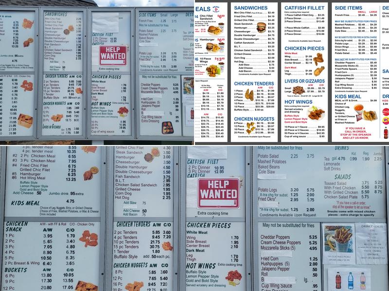 Big Chic of Manchester Menu