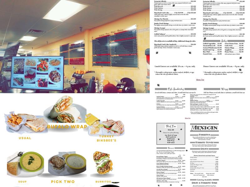 Biksbee’s Eatery Menu