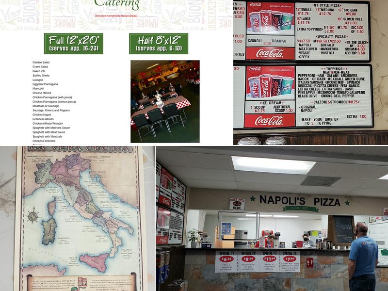 Napoli's Pizza Menu