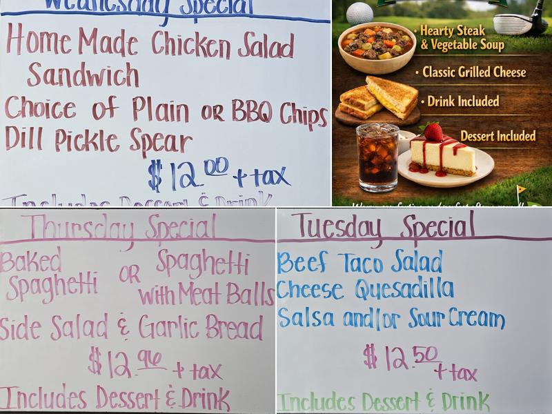Tiny Town Restaurant Menu
