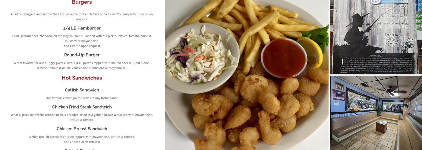 Catfish Roundup Menu