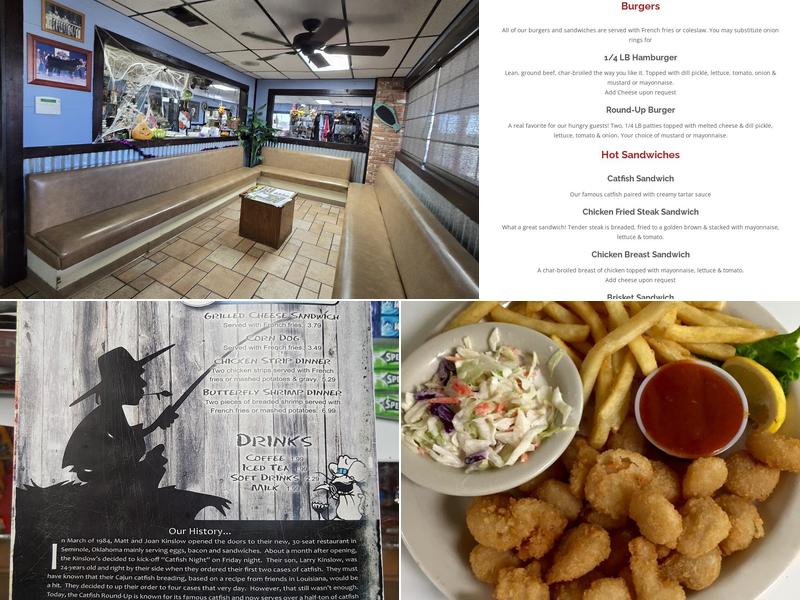 Catfish Roundup Menu