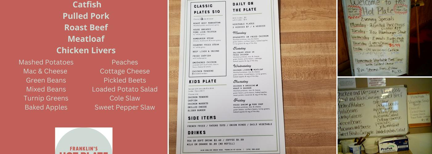 . Hot Plate Menu
