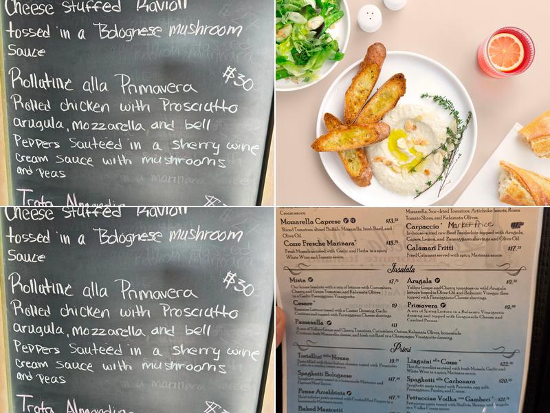 La Bella Vita Ristorante Italiano Menu