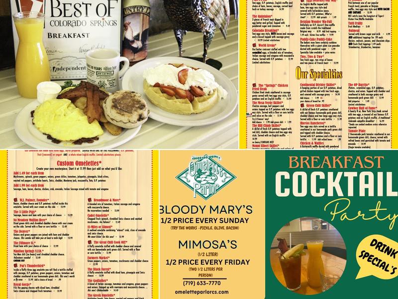 Omelette Parlor Menu