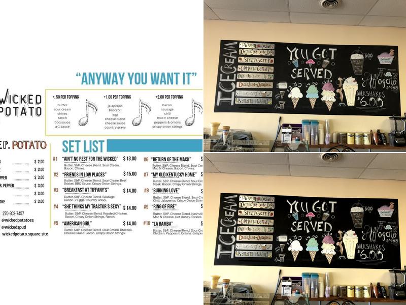 Lost River Creamery Menu