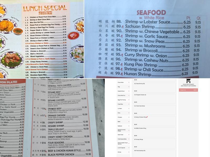 Asian Kitchen Menu